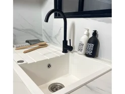 Kiwo misturador para lava-loiça preto Essebagno