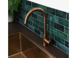 Kiwo misturador para lava-loiça cobre escovado Essebagno