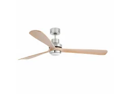 LANTAU XL Ventilador LED níquel/pinho mate DC