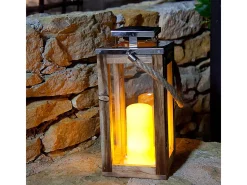 Lanterna solar decorativa H28CM OAKY