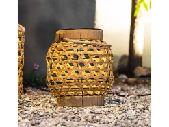 Lanterna solar decorativa H32cm CAPRI