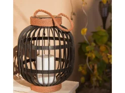 Lanterna solar decorativo H30cm FIDJY