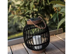 Lanterna solar decorativo H30cm FIDJY