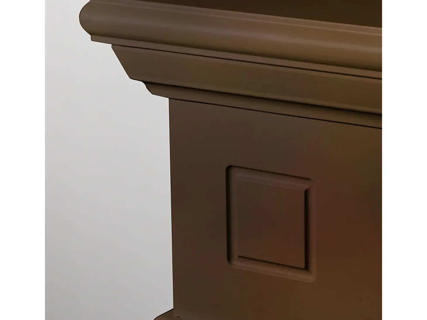 Lareira a bioetanol Biolareira de piso Cambridge em madeira marrom 110x37x102h