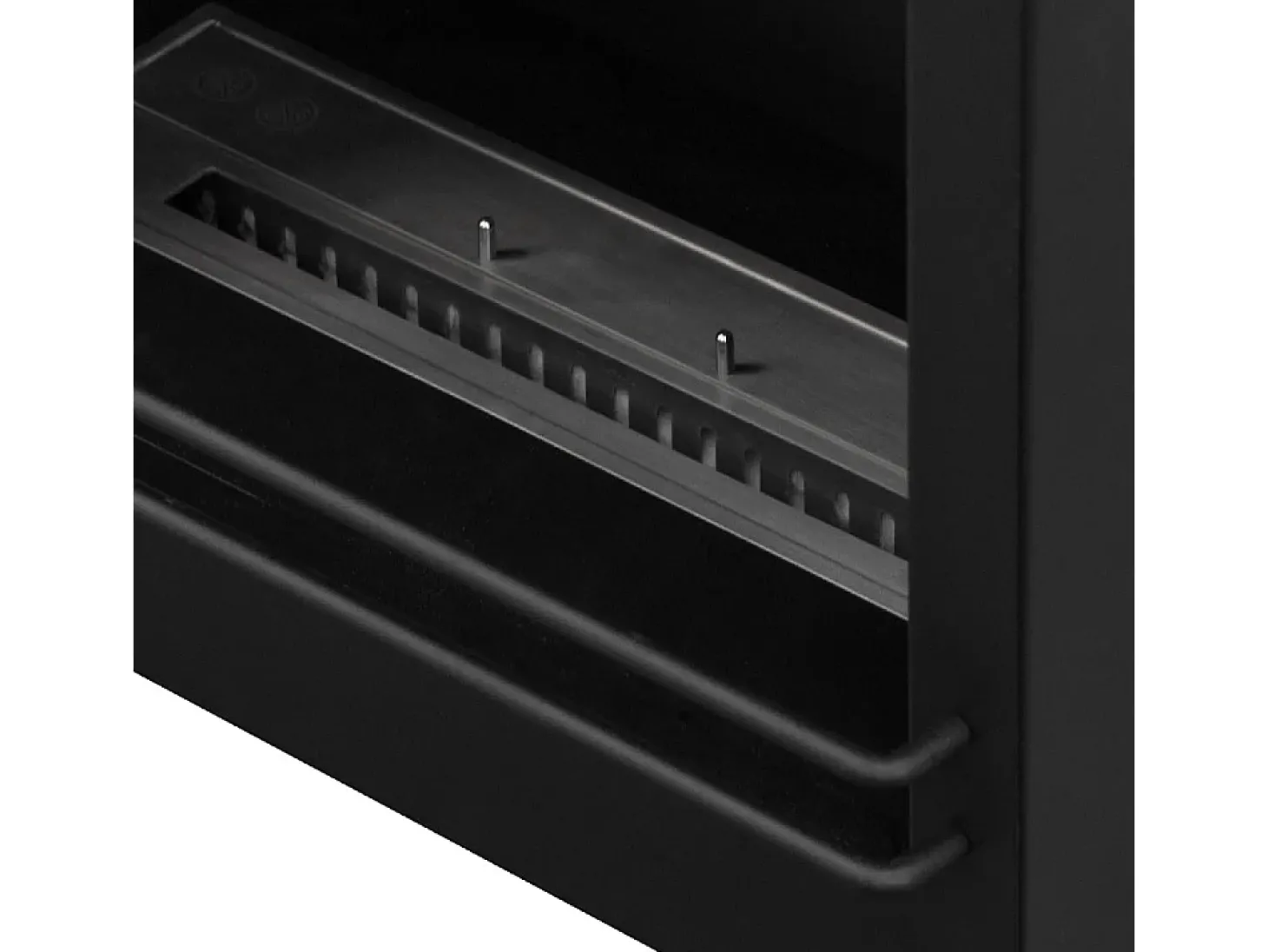 Lareira a bioetanol Biolareira de piso Cambridge em madeira marrom 110x37x102h