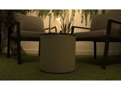 Lareira a bioetanol braseiro de jardim para interior e exterior MODIGLIANI Ghisa Cinza d.36 x h56