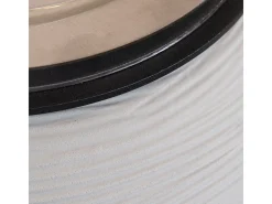 Lareira a bioetanol braseiro de jardim para interior e exterior BOTTICELLI Branco Pérola d.40 x h54