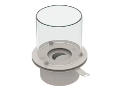 Lareira a bioetanol braseiro de jardim para interior e exterior RAFFAELLO Terra Brown d.35 x h55