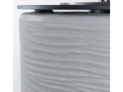 Lareira a bioetanol braseiro de jardim para interior e exterior RAFFAELLO Branco Pérola d.35 x h55