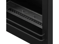 Lareira bioetanol de piso WASHINGTON Preto L111 x D43 x H99