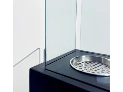 Lareira de jardim a bioetanol biofireplace externa Capri 110 Preto