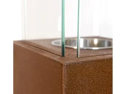 Lareira de jardim a bioetanol biofireplace externa Capri 70 Rust