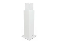 Lareira de jardim a bioetanol Capri 70 Biolareira externa branca