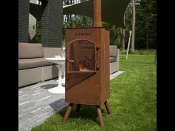 Lareira de Jardim BonCarré BonFeu 3503R em Aço Corten