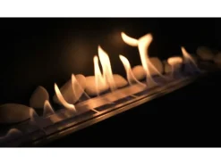 Lareira de parede ou embutida a bioetanol Lucca Nero L 90 x D 12 x H 40