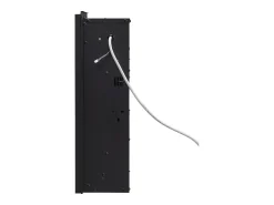 Lareira elétrica BALDERIA Typhon - Lareira de pé, aquecimento 2000 W - Castanho claro