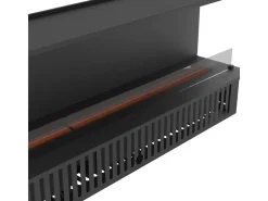 Lareira embutida a vapor Inside C1800 com chama multicolorida, efeito 3D e controle por aplicativo, tanque de 3,6 l - recarga automática de 180 cm