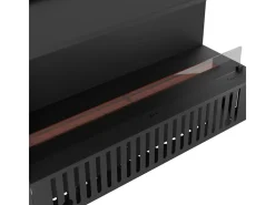 Lareira embutida a vapor Corner R1200 com chama multicolorida, efeito 3D e controle por aplicativo, tanque de 2,4 l - recarga automática de 120 cm