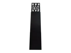 Lareira externa a bioetanol para jardim Vulcano Nero 40x40x145