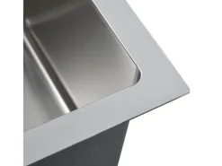 Lava-louça de Cozinha Artesanal em Aço Inoxidável com Design Moderno