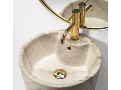 Lavatório Autônomo Rea Blanka Natural Matt Beige