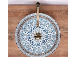 Lavatório De Apoio Rea Arte Blue