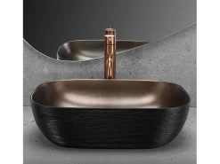 Lavatório De Apoio Rea Belinda Brush Copper