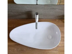 Lavatório De Apoio Rea Greta 75 White