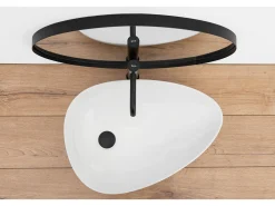 Lavatório De Apoio Rea Greta 55 White