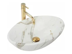 Lavatório De Apoio Rea Pamela Shiny Aiax White