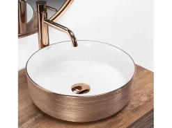 Lavatório De Apoio Rea Sami White Gold