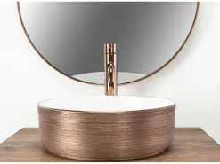 Lavatório De Apoio Rea Sami White Gold