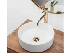 Lavatório De Apoio Rea Sami Marble White