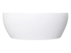 Lavatório de casa de banho oval em solid surface - Branco - 58 cm - SENGLI