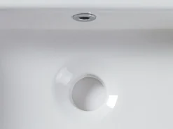 Lavatório de casa de banho quadrado branco - VERINI