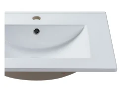 Lavatório de encastrar em cerâmica branca C61 cm - MOTIAC