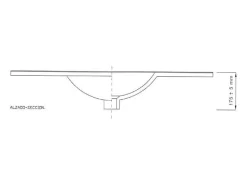 Lavatório em cerâmica Branco 80 x 45 cm - Design Moderno e Funcional