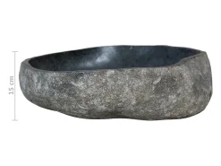 Lavatório oval de pedra de rio para banheiro 38-45 cm 02_0002652