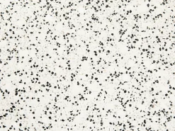 Lavatório redondo de pousar em terazzo branco D39 x A12 cm DUKAT