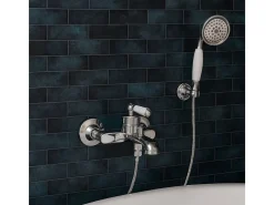 Leeds Misturador banheira-duche mecânico cromado Essebagno