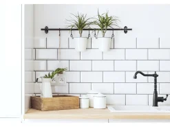 Leeds misturador retro preto para lava-loiça Essebagno