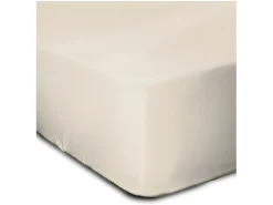Lençol Ajustável 100% Algodão 140 x 190 Bege Claro - LOVELY HOME