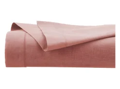 Lençol de algodão rosa 90x190cm
