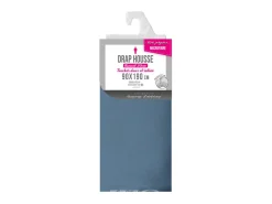 Lençol de Microfibra "Oscar" 90x190cm Azul Suavidade e Conforto Ultramacios - Certificado Oeko-Tex