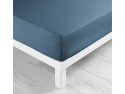 Lençol de Microfibra "Oscar" 90x190cm Azul Suavidade e Conforto Ultramacios - Certificado Oeko-Tex
