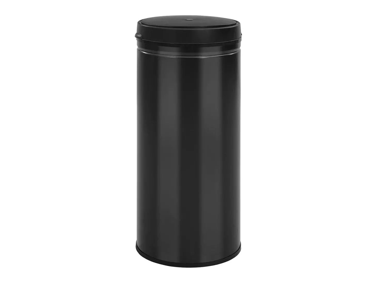 Lixeira automática com sensor de 80 litros aço carbono preto 02_0006034