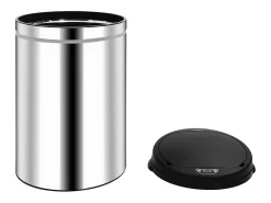 Lixeira automática com sensor em aço inoxidável de 30 litros 02_0006041