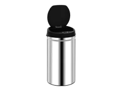 Lixeira automática com sensor em aço inoxidável de 50 litros 02_0006066