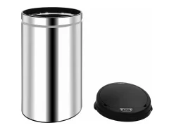 Lixeira automática com sensor em aço inoxidável de 50 litros 02_0006066
