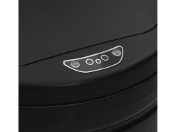 Lixeira automática com sensor de movimento de 30 litros em aço carbono preto 02_0006075